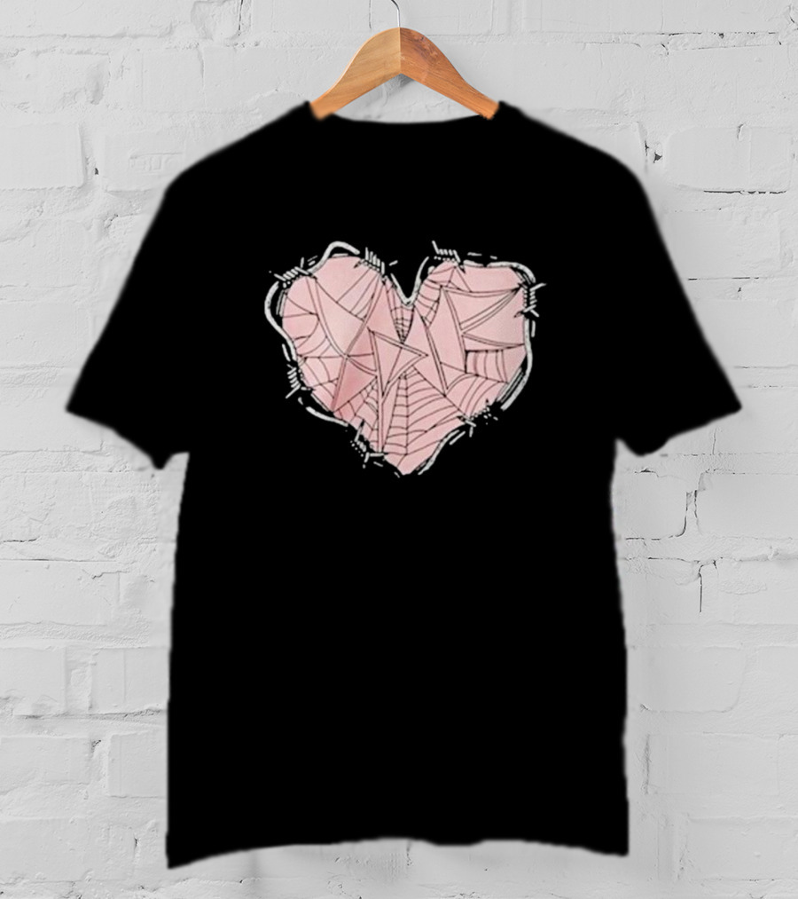 Xplr Barbed Wire Heart Geometric T-Shirt
