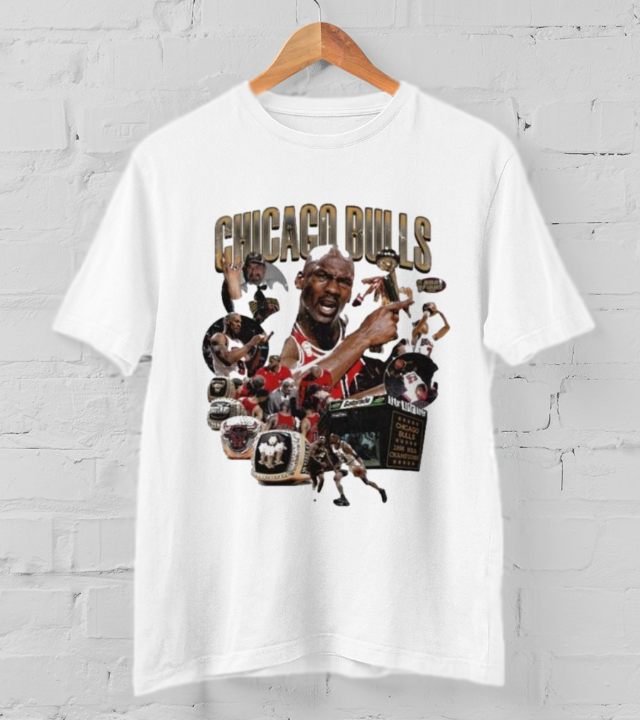 Chicago Bulls NBA Legends And Victory Celebrations T-Shirt