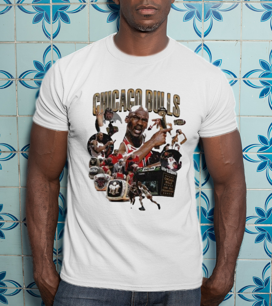 Chicago Bulls NBA Legends And Victory Celebrations T-Shirt