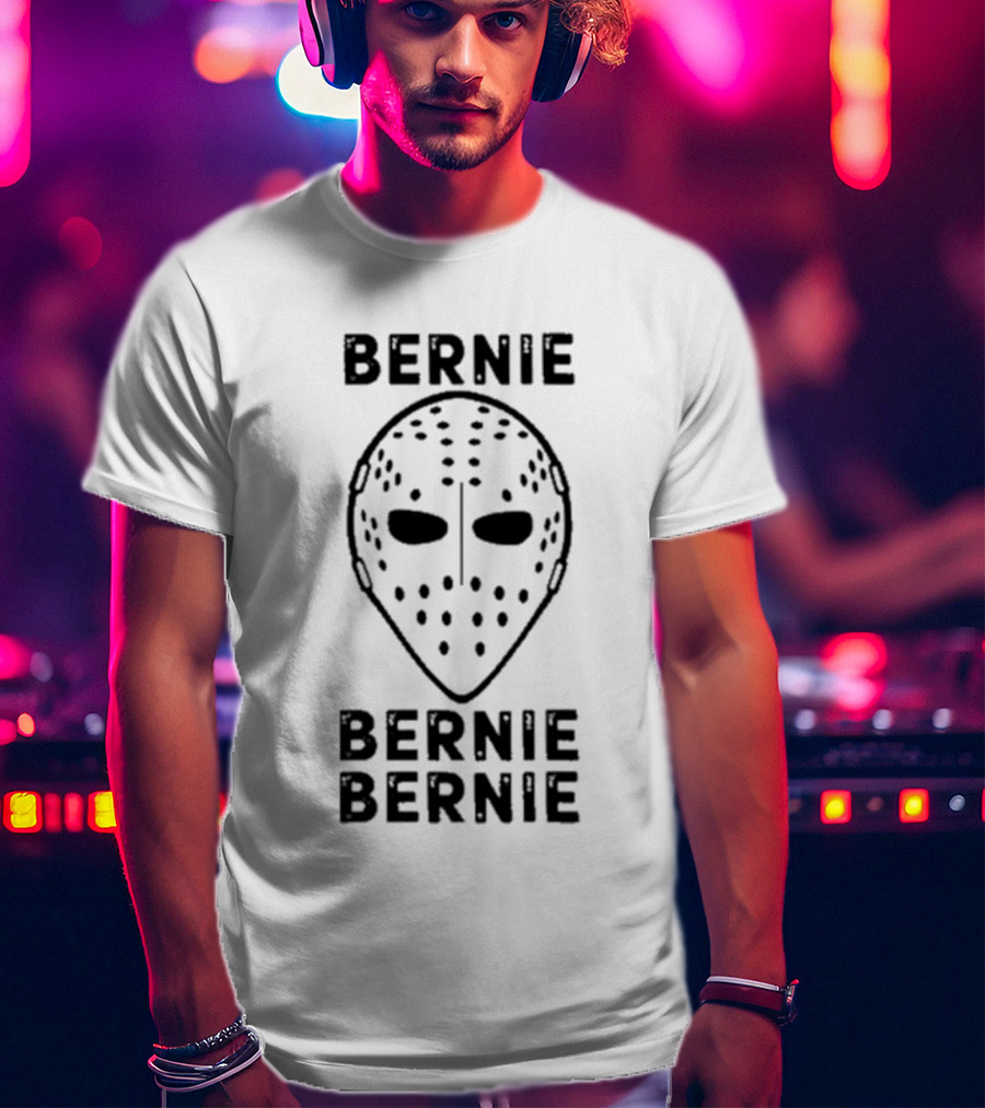BERNIE BERNIE BERNIE Hockey Mask T-Shirt