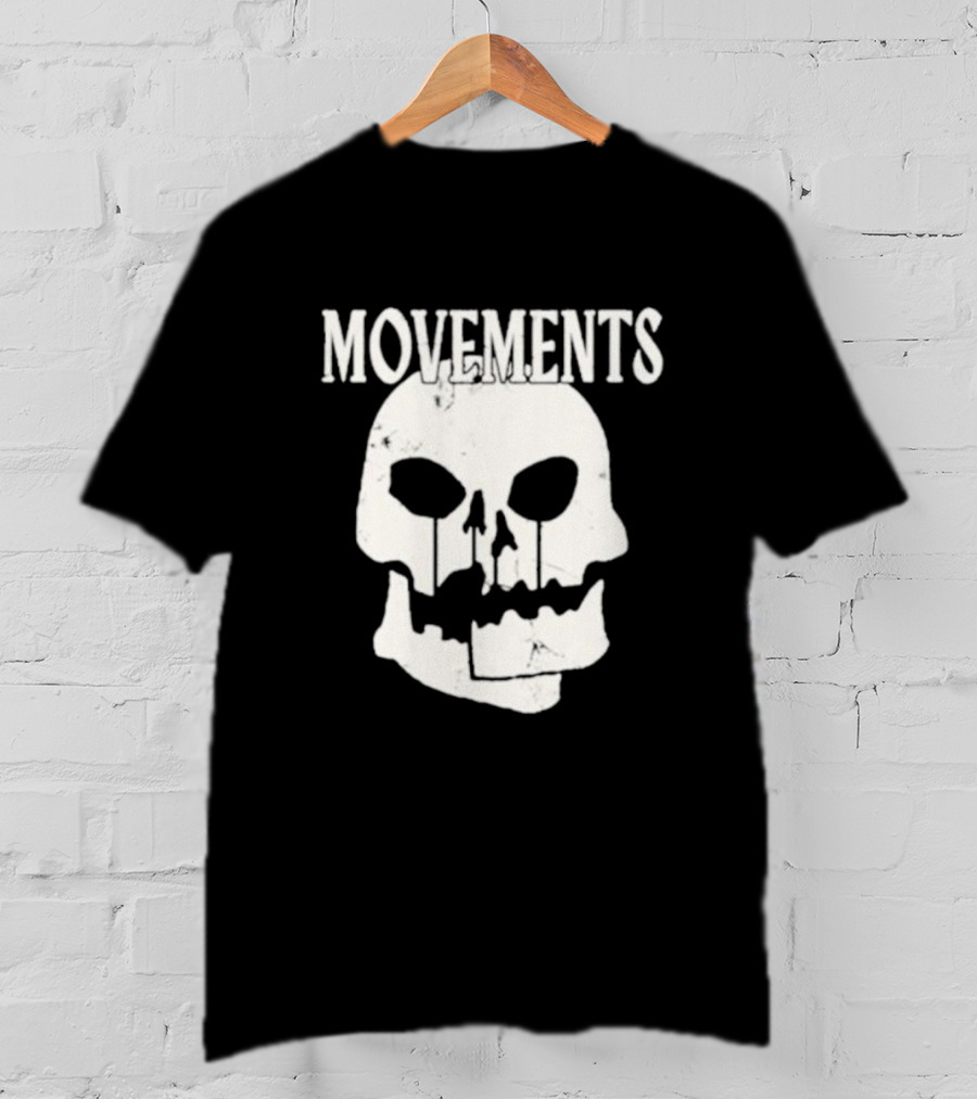 Movements Afraid To Die Skull Graphic Iconic T-Shirt