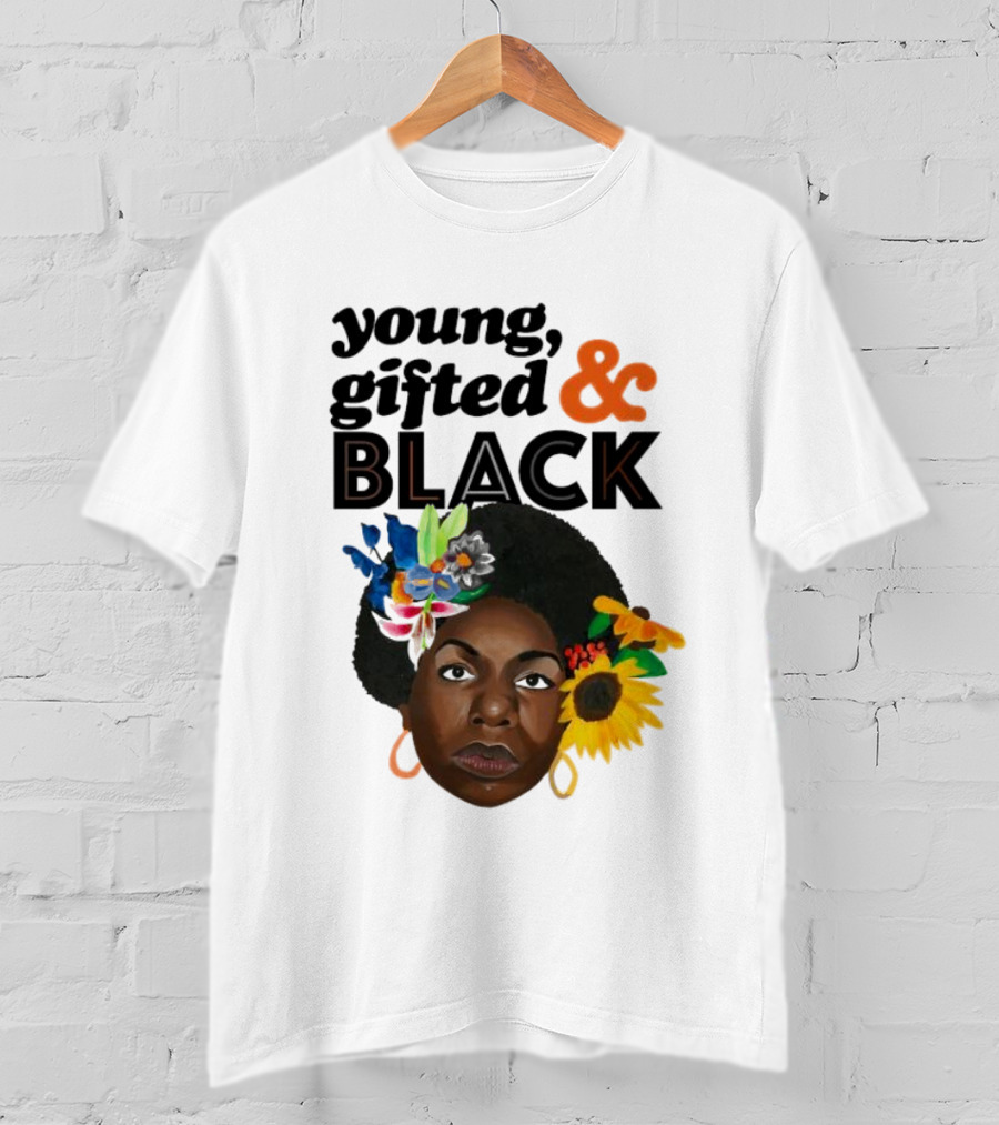 Young Gifted And Black Nina En Printemps T-Shirt