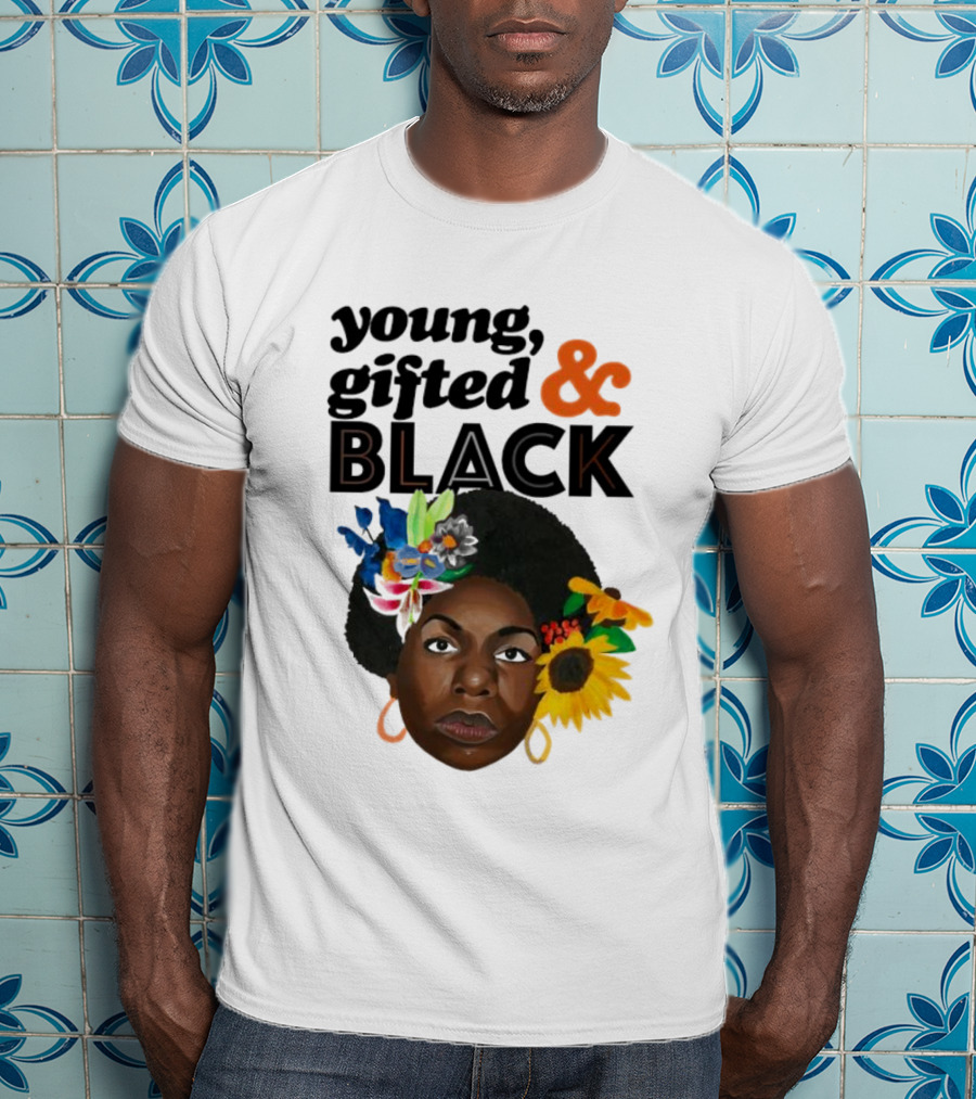 Young Gifted And Black Nina En Printemps T-Shirt