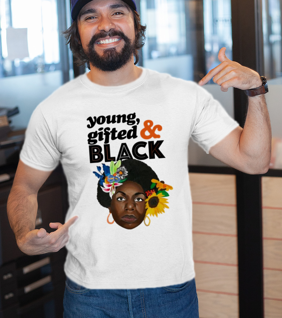 Young Gifted And Black Nina En Printemps T-Shirt
