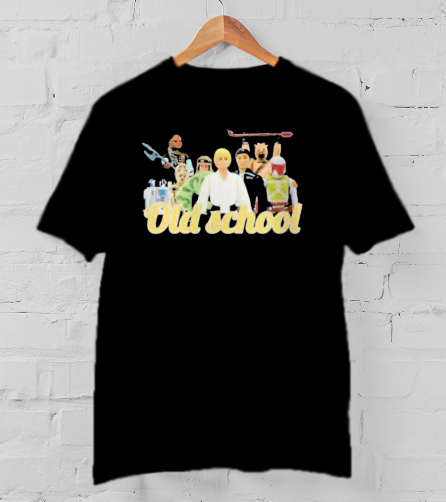 Old School Star Wars Action Figures Nostalgia T-Shirt