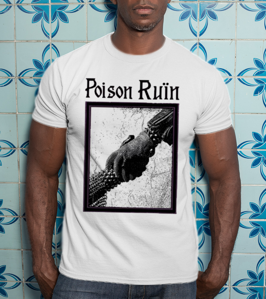 Poison Ruïn Medieval Chainmail Handshake Confrere T-Shirt