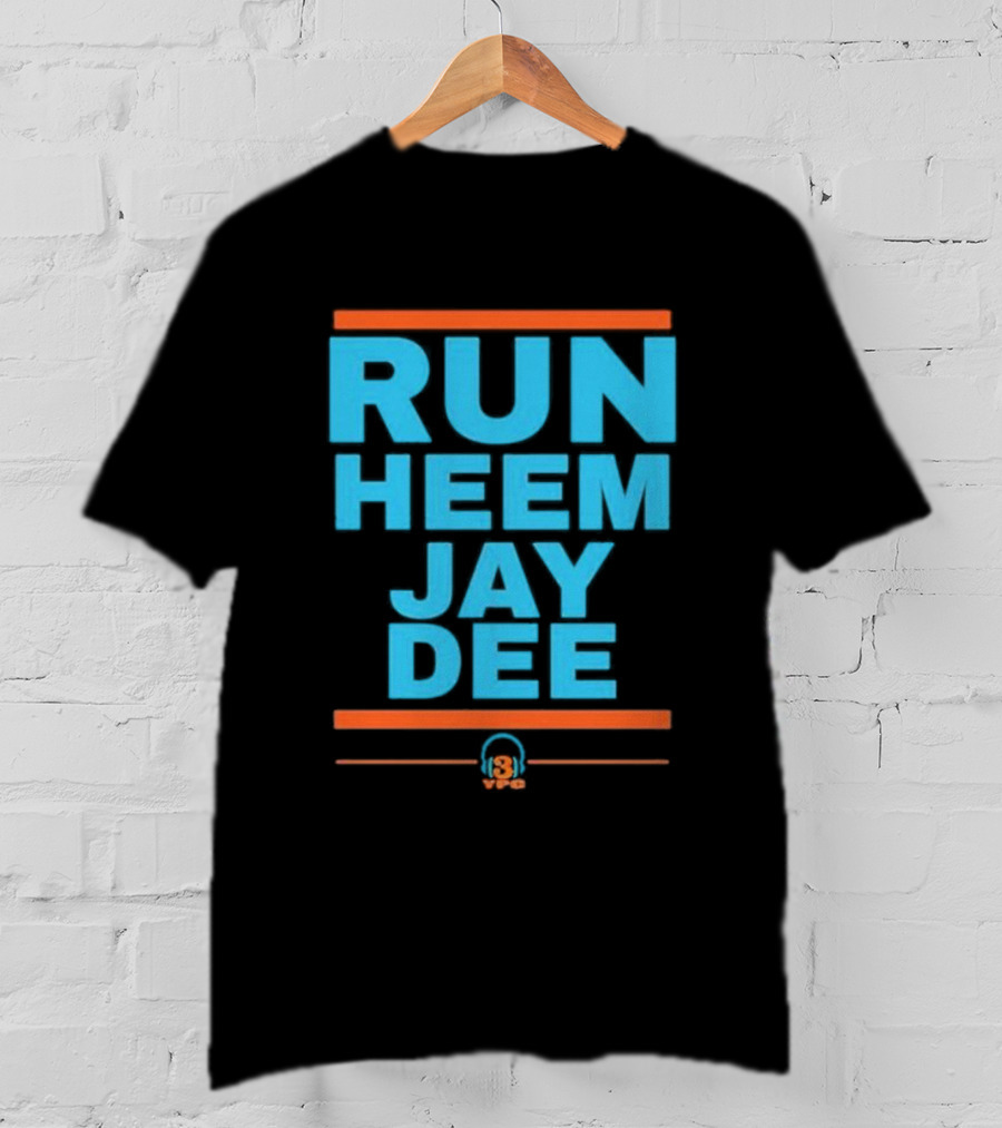 RUN HEEM JAY DEE 83 VPG Miami Dolphins T-Shirt