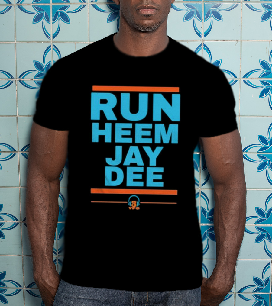 RUN HEEM JAY DEE 83 VPG Miami Dolphins T-Shirt