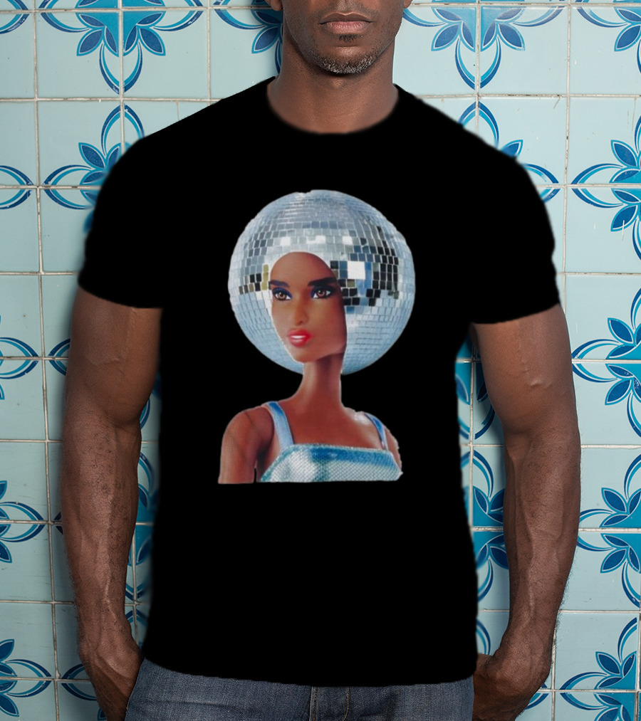 Discodiva Daytrip Ready Mirror Ball Glam Elegance T-Shirt