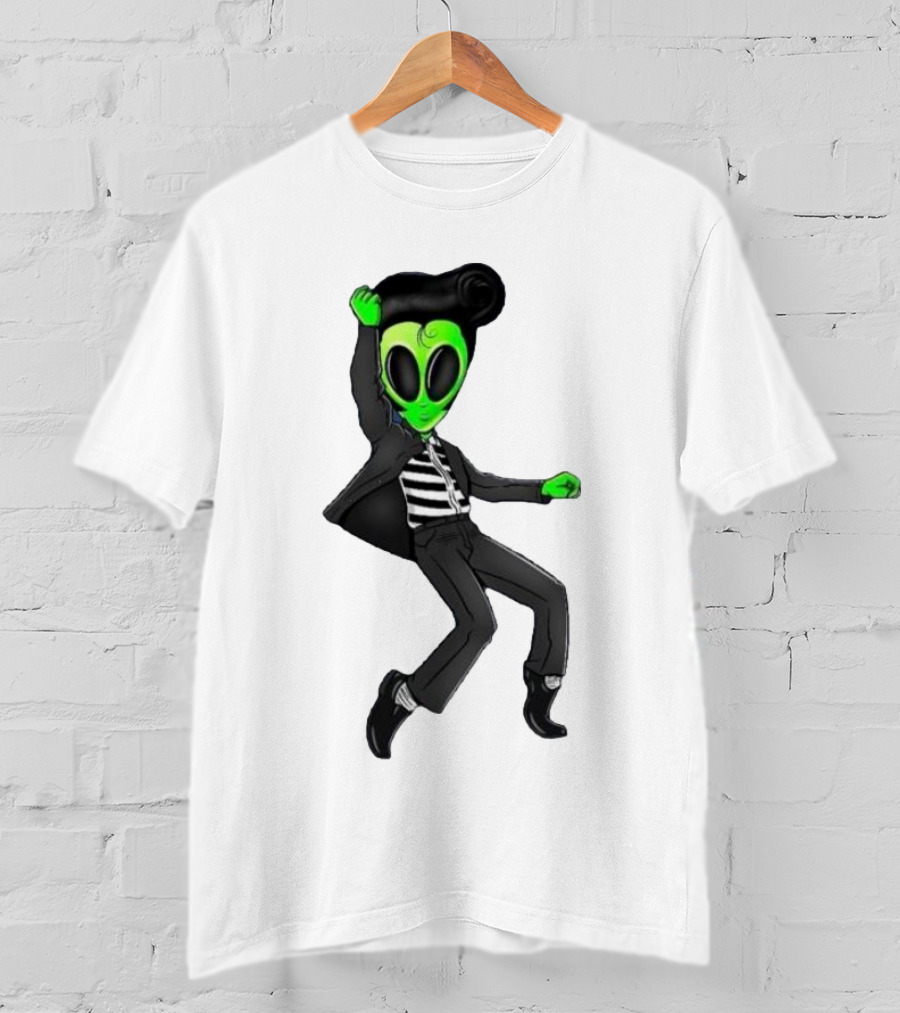 Jailhouse Rock Alien Elvis Presley Dance T-Shirt