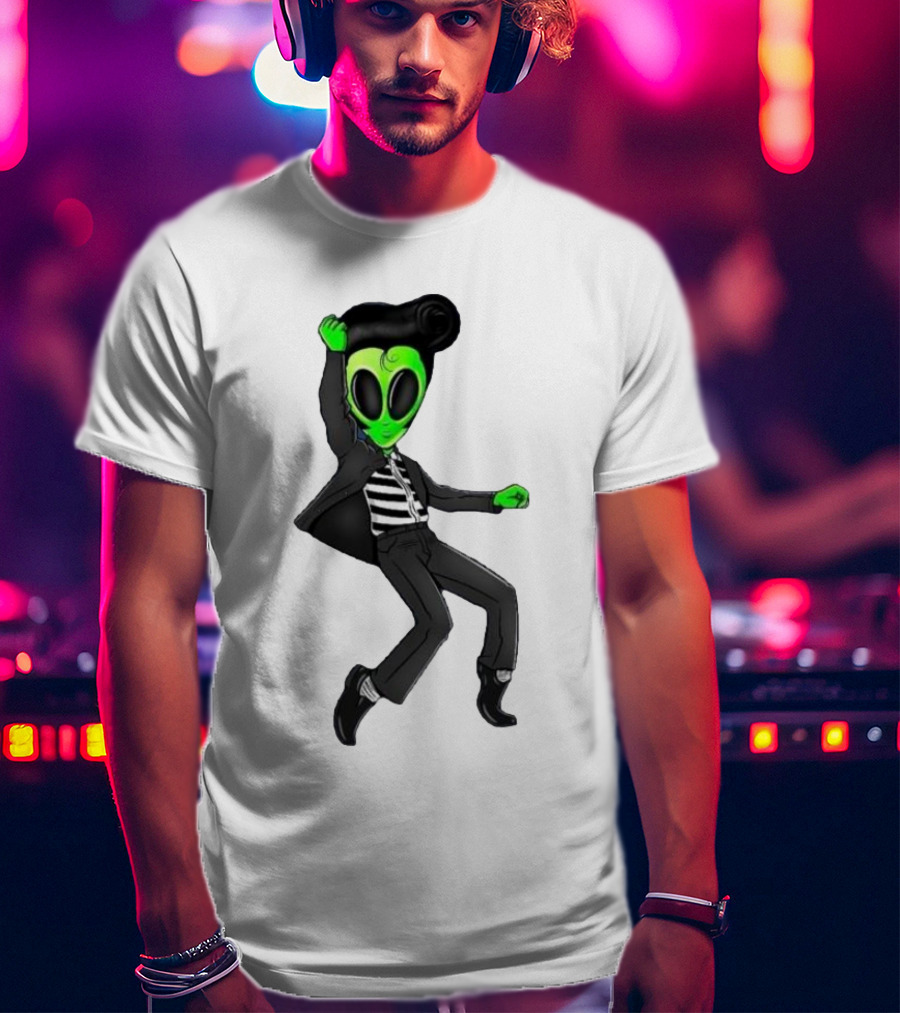 Jailhouse Rock Alien Elvis Presley Dance T-Shirt