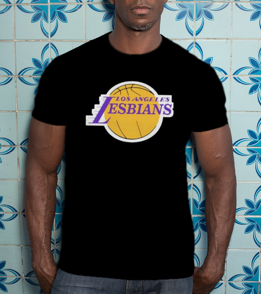 Lakeyia Brown Los Angeles Lesbians Basketball Logo Lakers T-Shirt