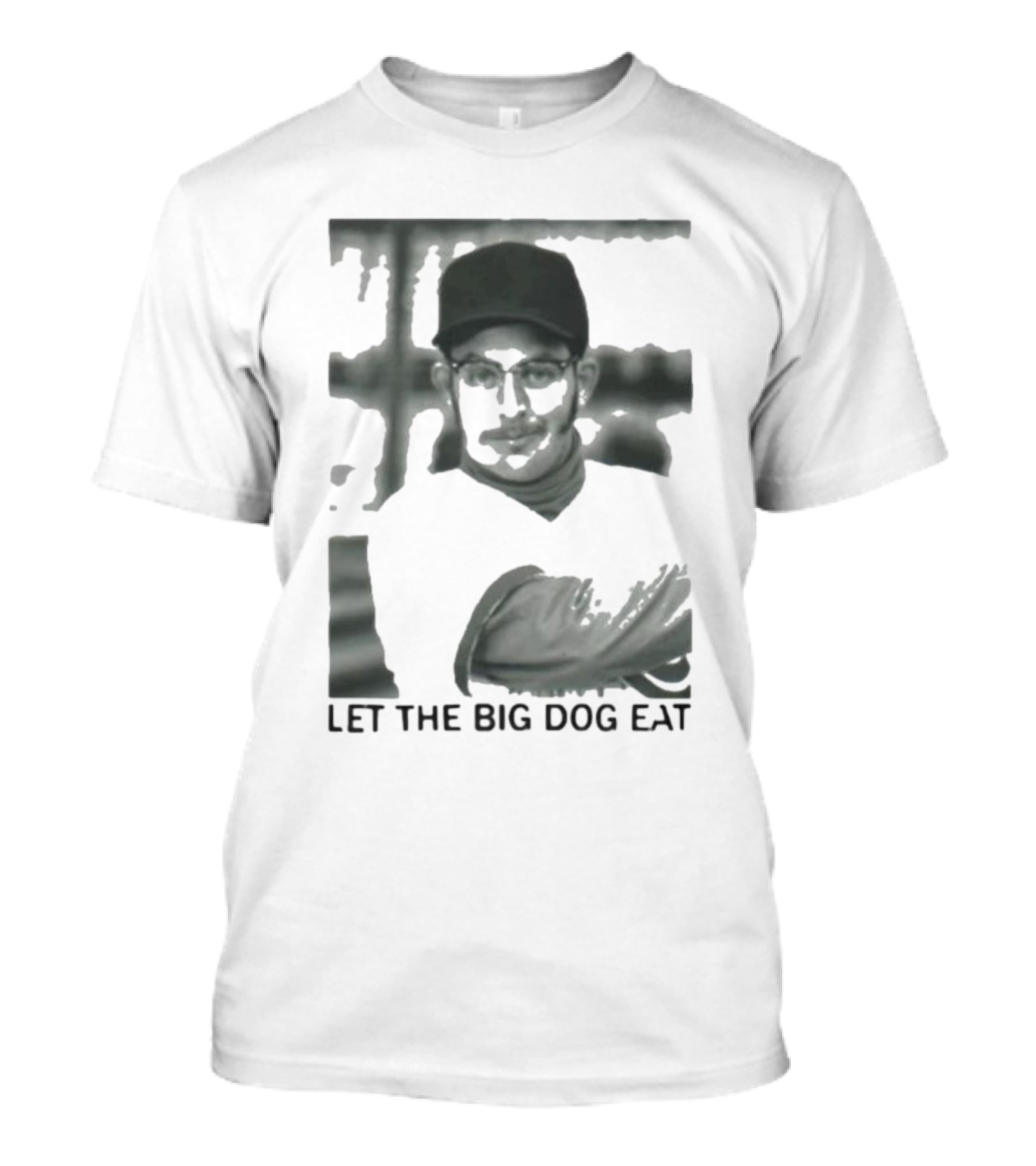 Let The Big Dog Eat - Baseball Pitcher In Action T-Shirt