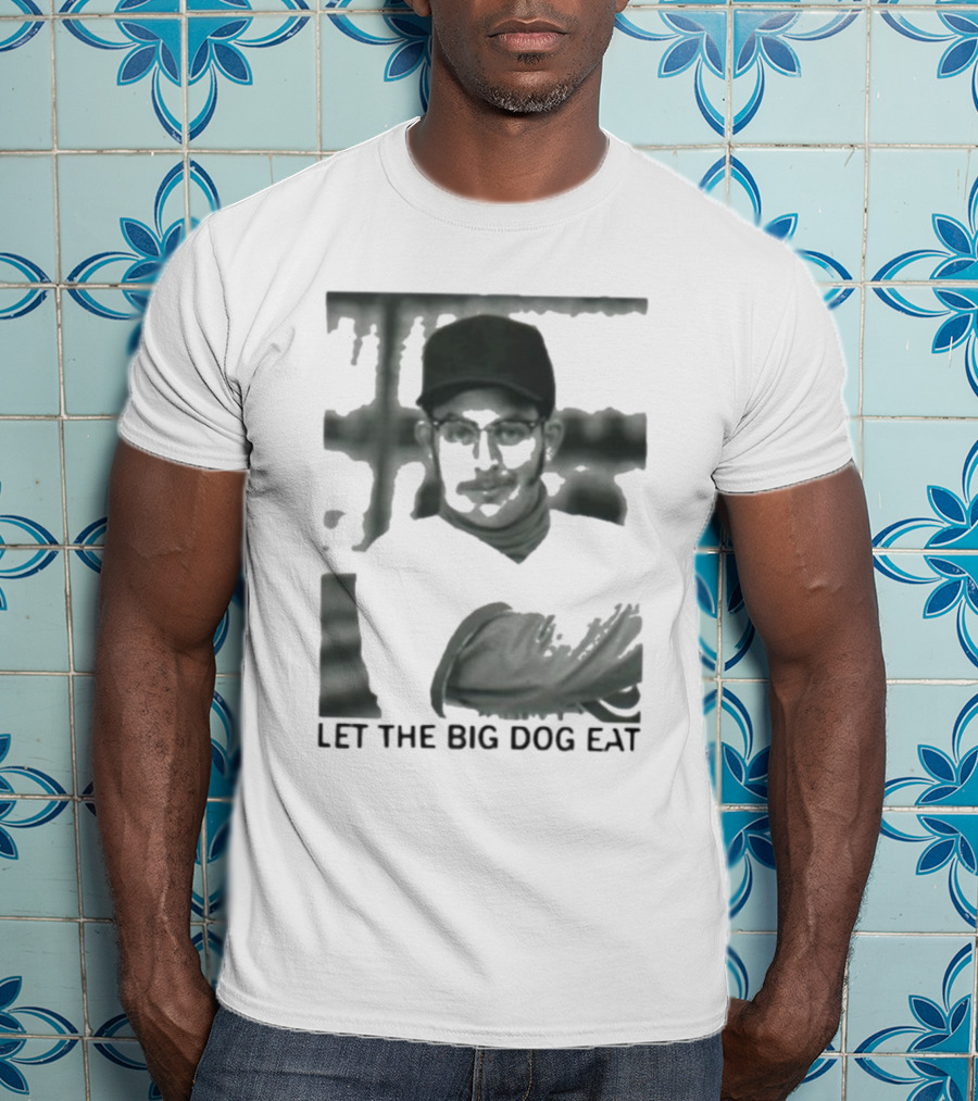 Let The Big Dog Eat - Baseball Pitcher In Action T-Shirt