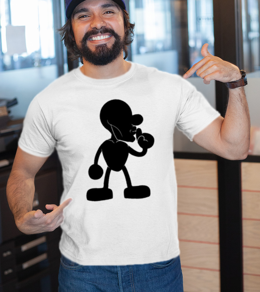 Yeet Team Mr Mew Iconic Silhouette And Dog Collaboration T-Shirt