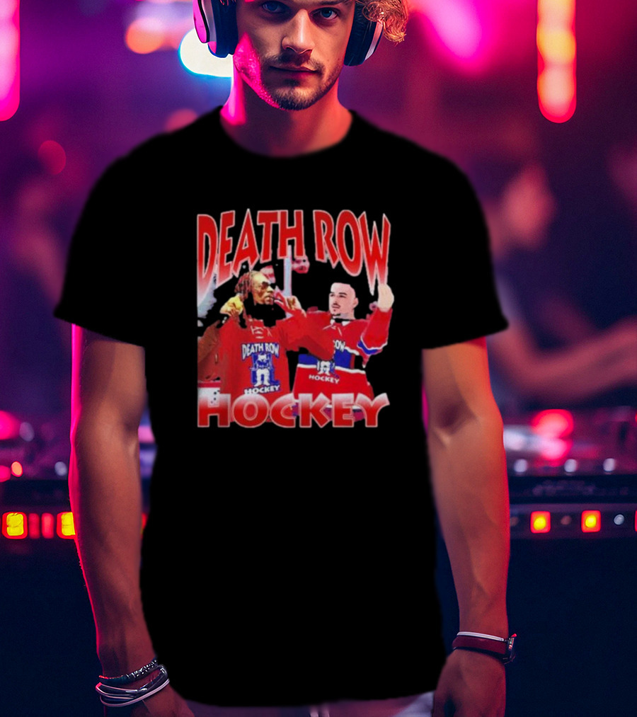 Arber Xhekaj Snoop Dogg Death Row Hockey Collaboration T-Shirt