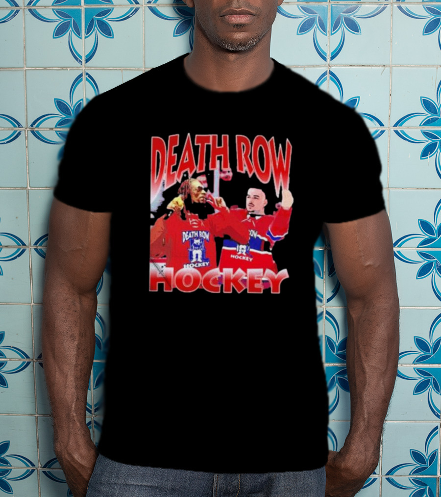 Arber Xhekaj Snoop Dogg Death Row Hockey Collaboration T-Shirt