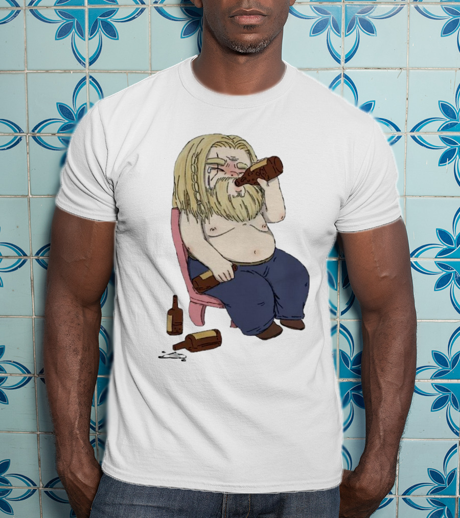 Avengers Endgame Thor Fat Drinking T-Shirt