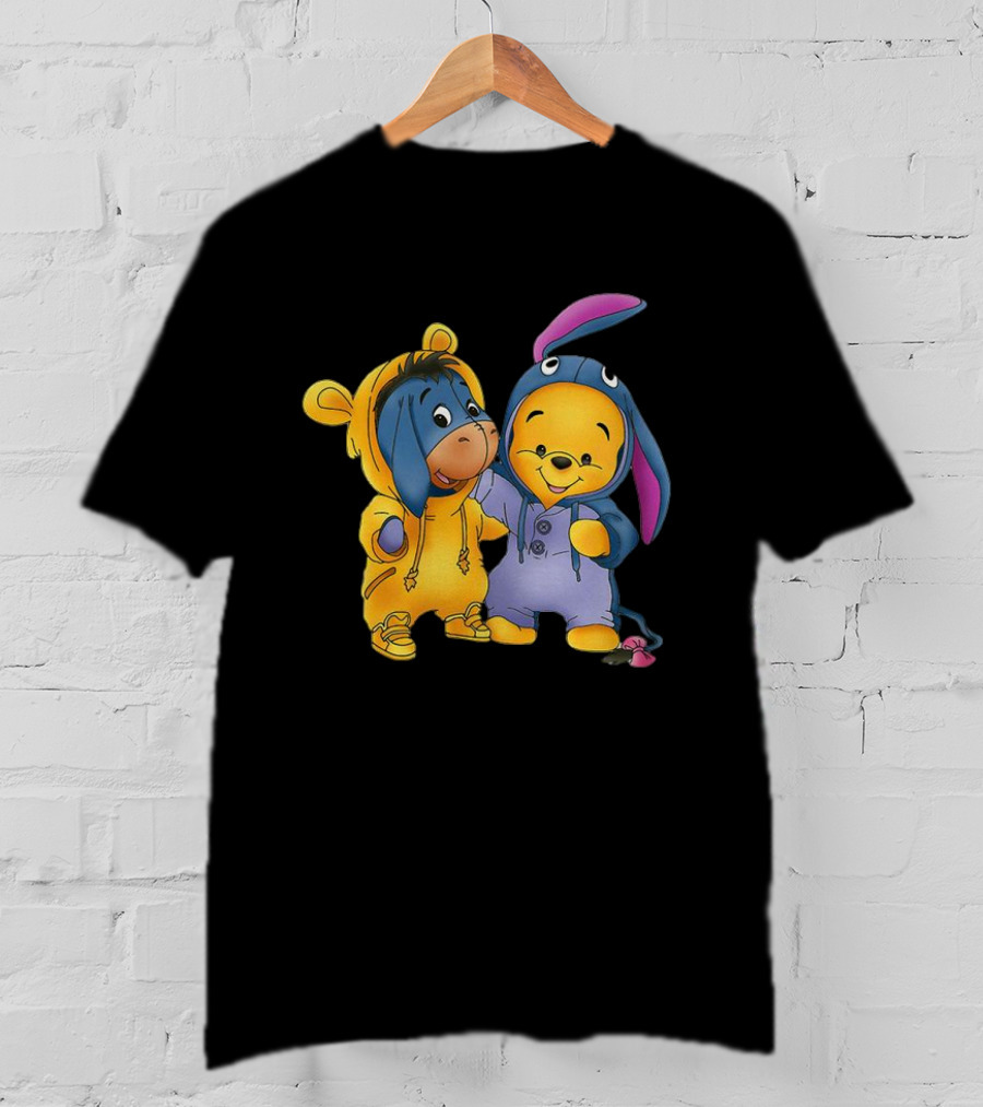 Baby Pooh Eeyore Costume Winnie The Pooh T-Shirt