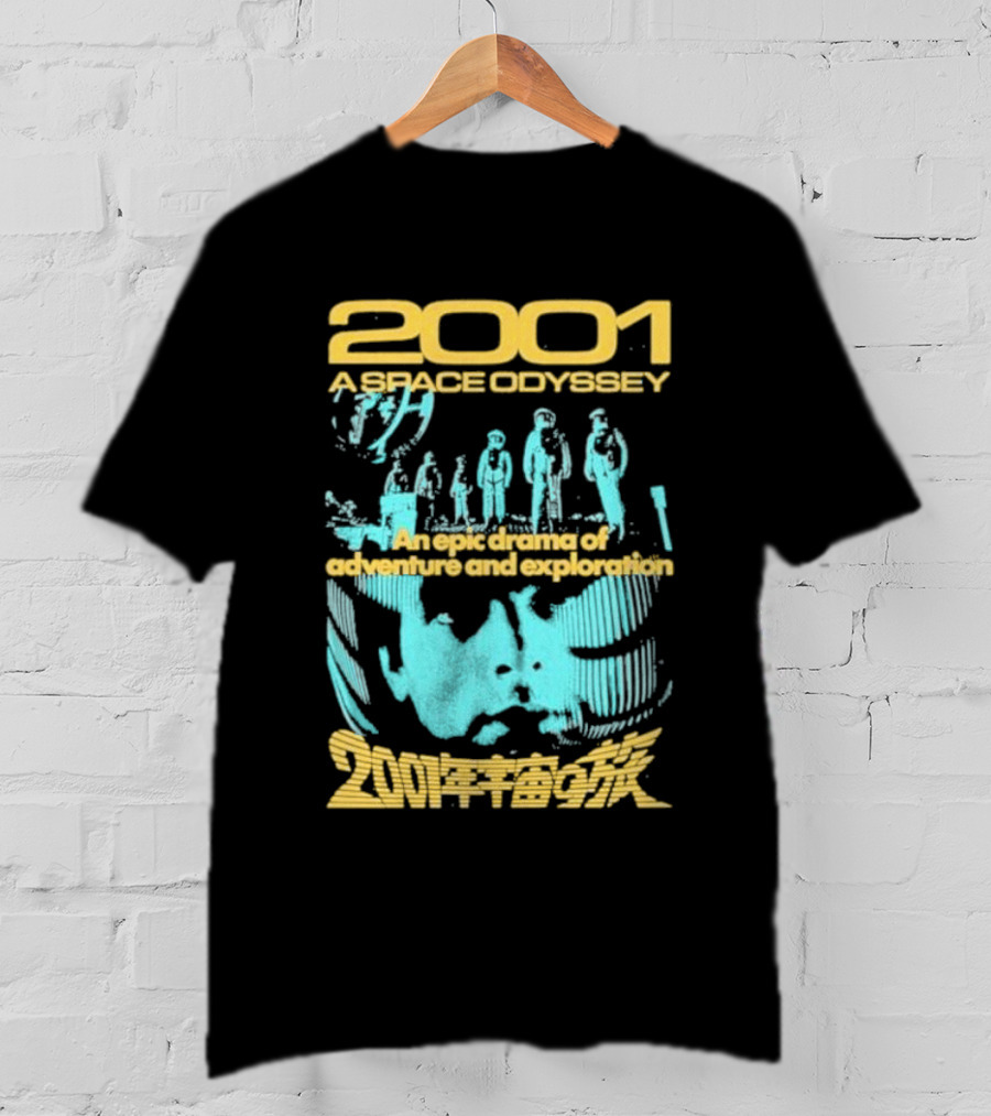2001 A Space Odyssey An Epic Drama Of Adventure And Exploration Astronauts And Monolith T-Shirt