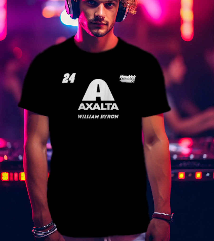 Hendrick Motorsports 24 Axalta William Byron Racing Team T-Shirt