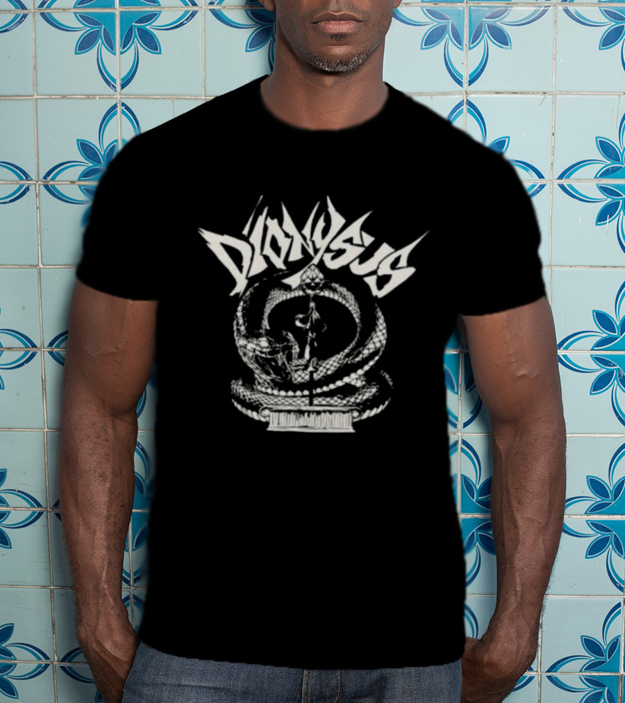Dionysus Snake Artwork Kweeshop T-Shirt
