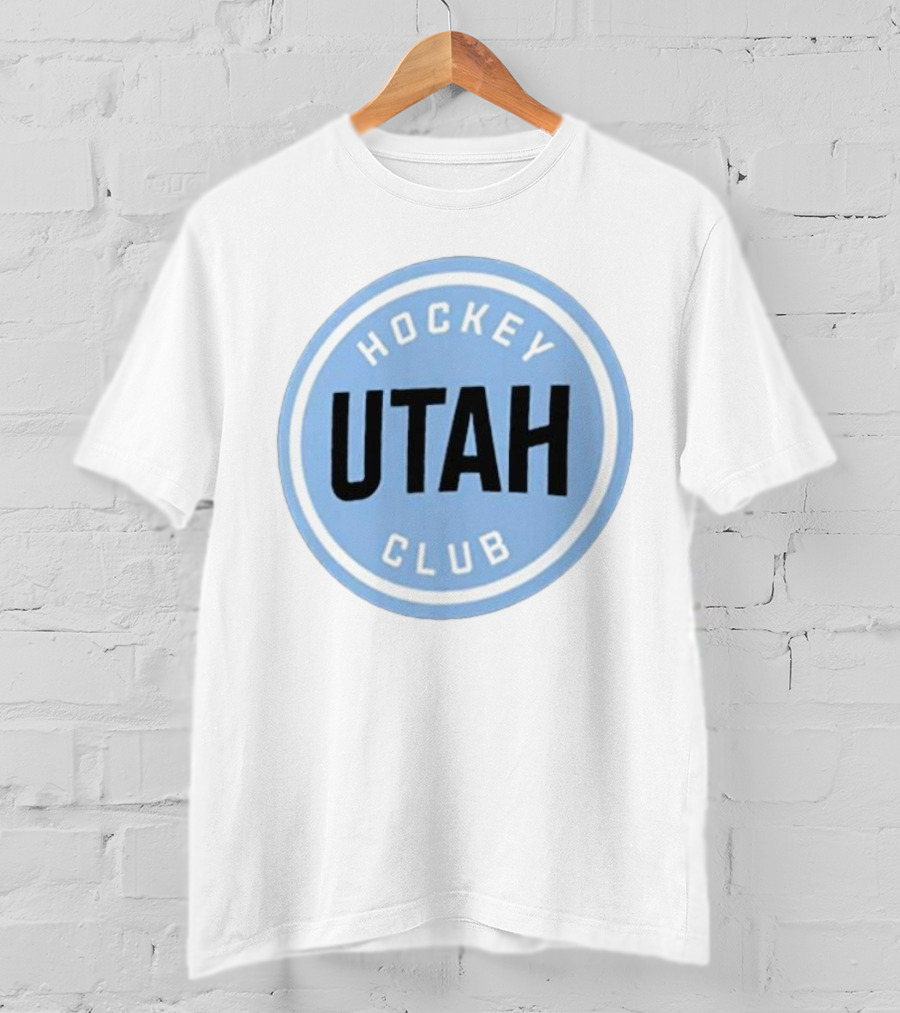 Utah Hockey Club Blue Circular Emblem T-Shirt