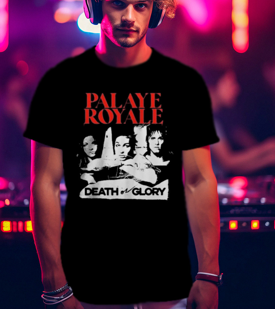 Palaye Royale Death Or Glory Band Member Portrait Trio T-Shirt