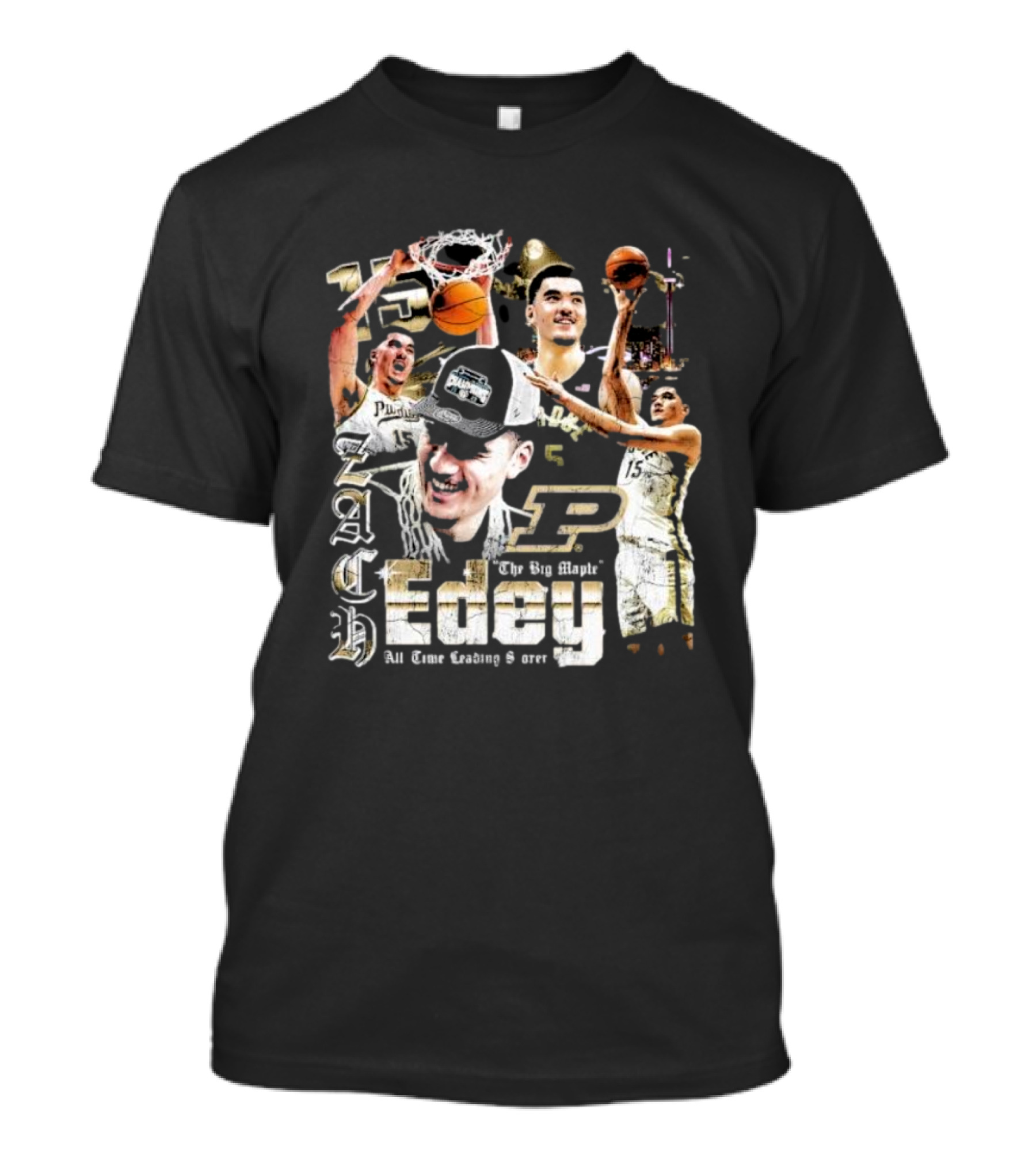 Zach Edey The Big Maple Purdue All Time Leading Scorer T-Shirt
