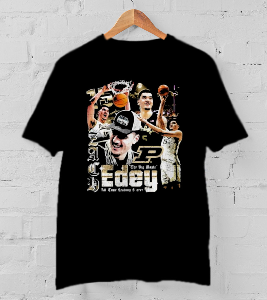 Zach Edey The Big Maple Purdue All Time Leading Scorer T-Shirt