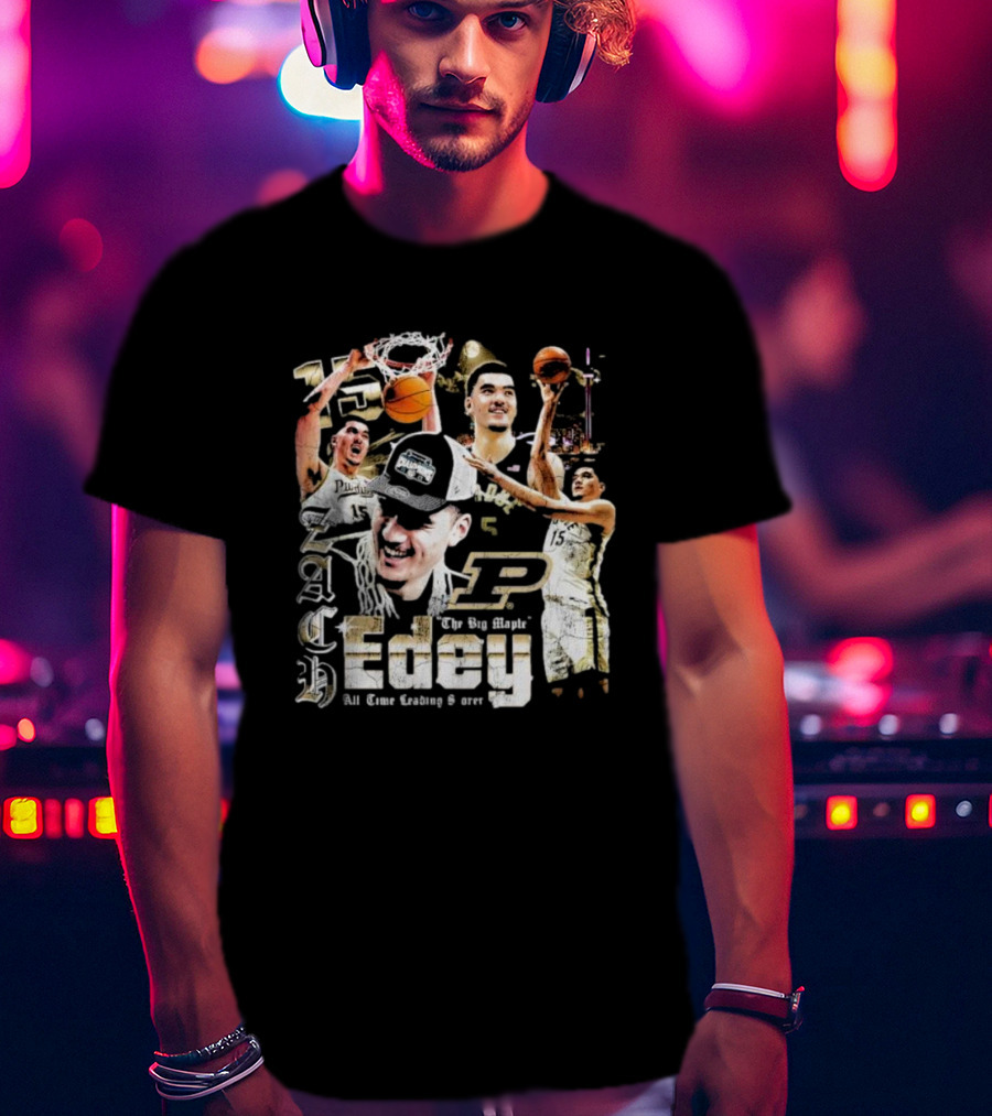 Zach Edey The Big Maple Purdue All Time Leading Scorer T-Shirt