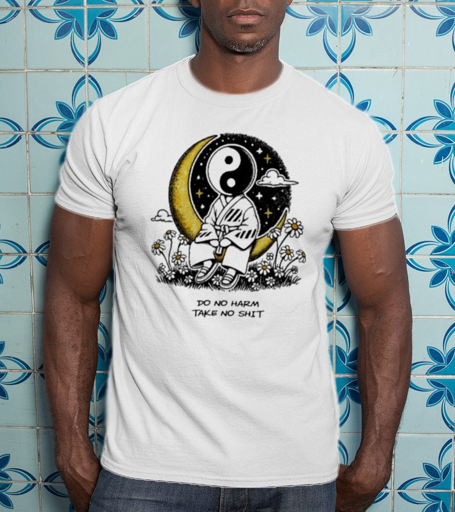 Third Eye Kingdom Yin Yang Moon Do No Harm Take No Shit T-Shirt
