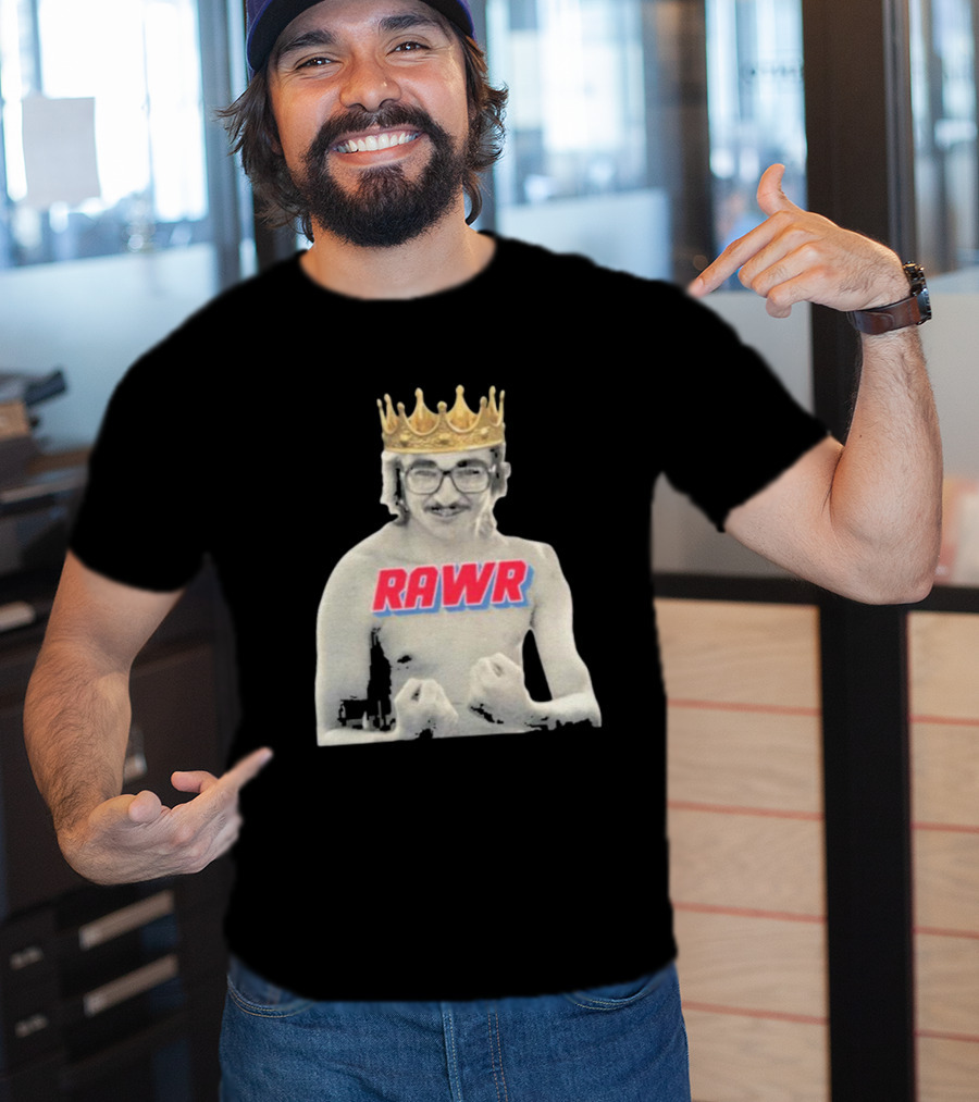 RAWR Young Greg Cote Wearing Crown T-Shirt