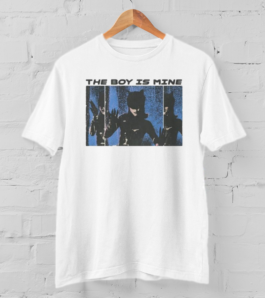 The Boy Is Mine Catwoman Reflection Trio T-Shirt