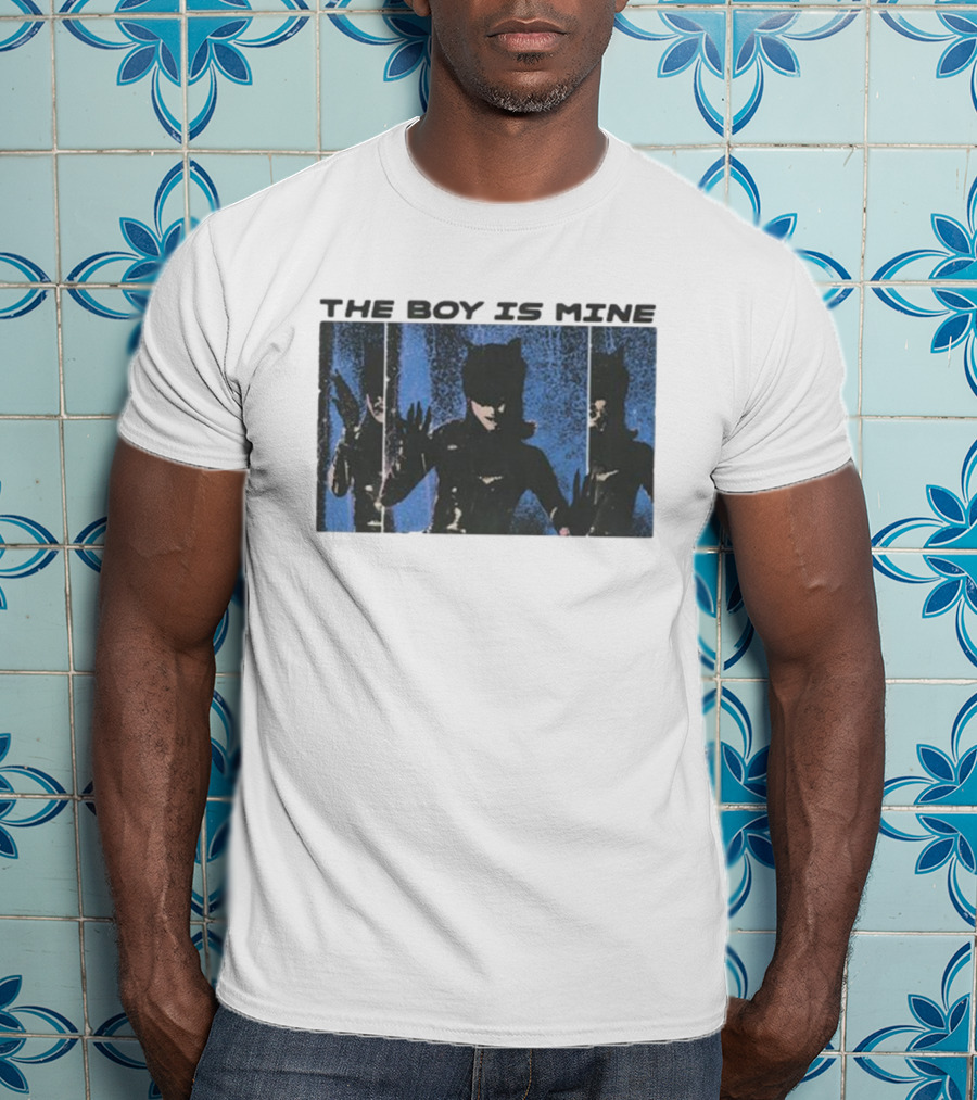 The Boy Is Mine Catwoman Reflection Trio T-Shirt