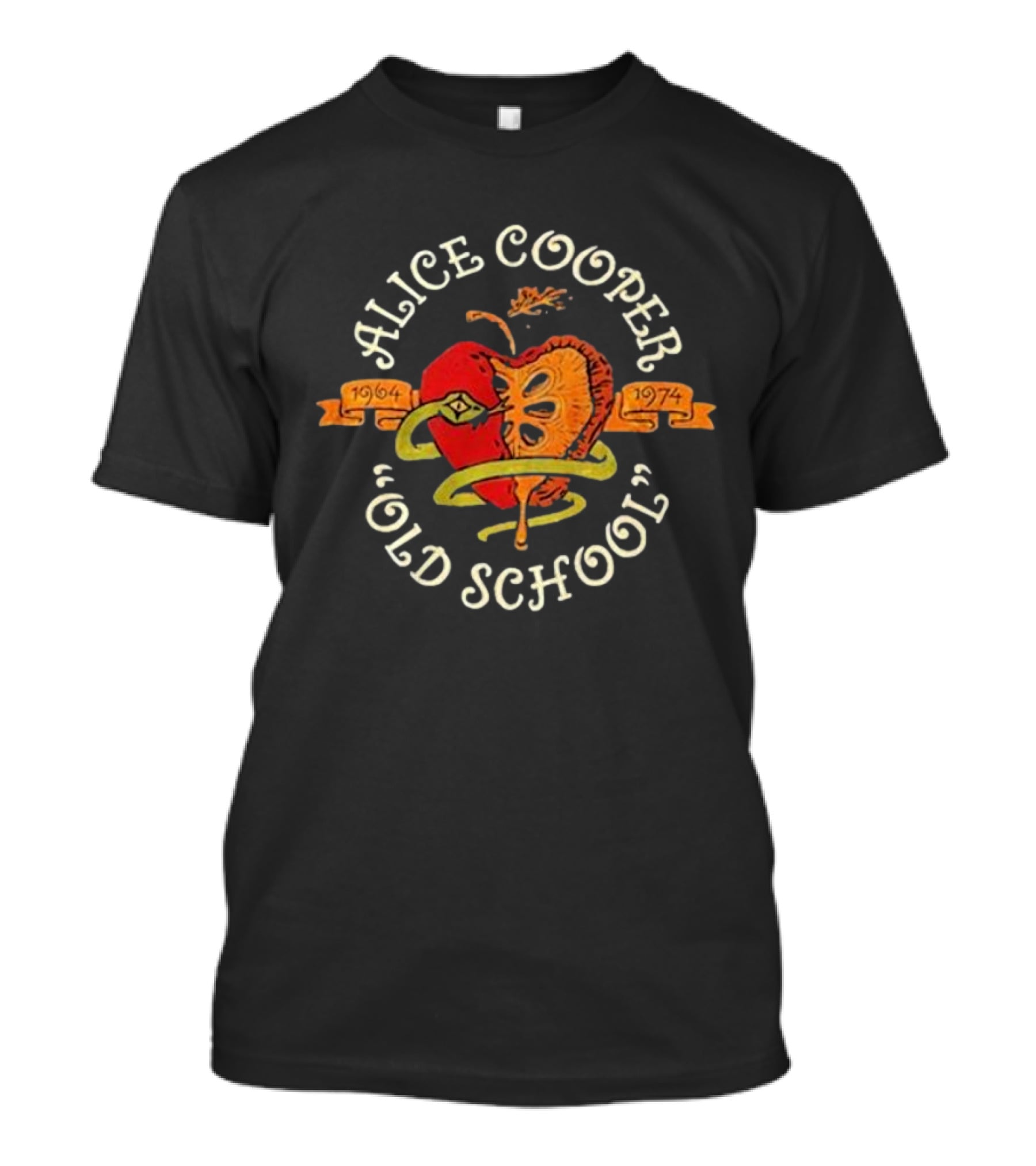 Alice Cooper Old School 1964 1974 Snake And Apple T-Shirt
