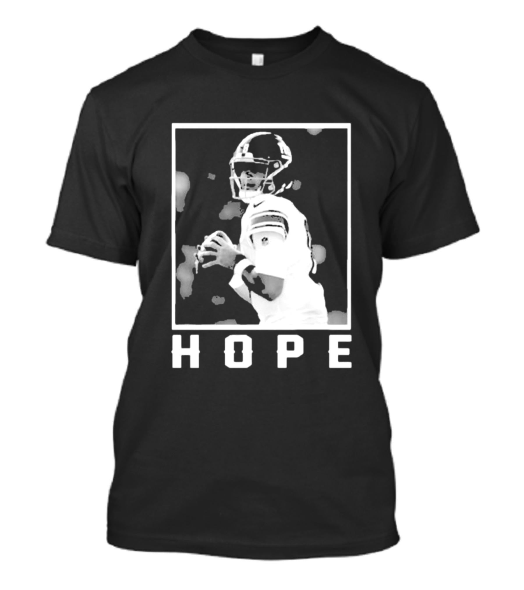 Daniel Jones Hope Quarterback Image T-Shirt