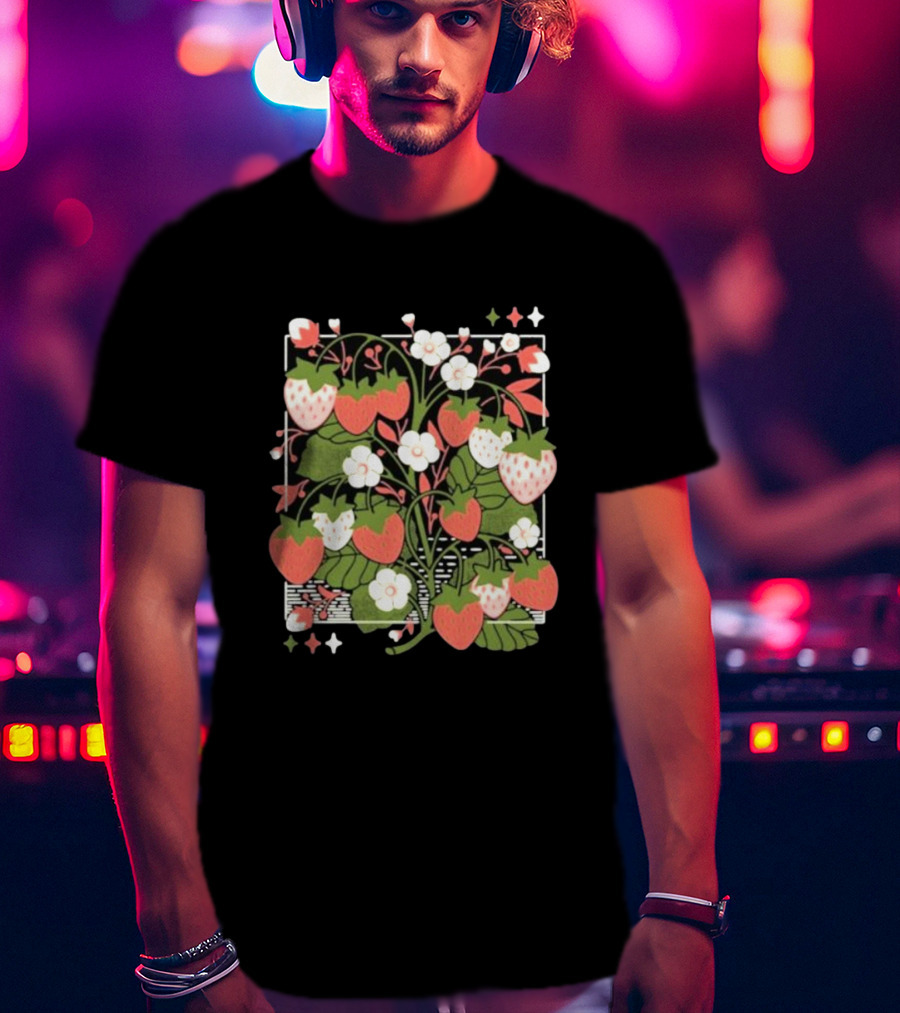 Doki Rosi Strawberry Fields Floral T-Shirt