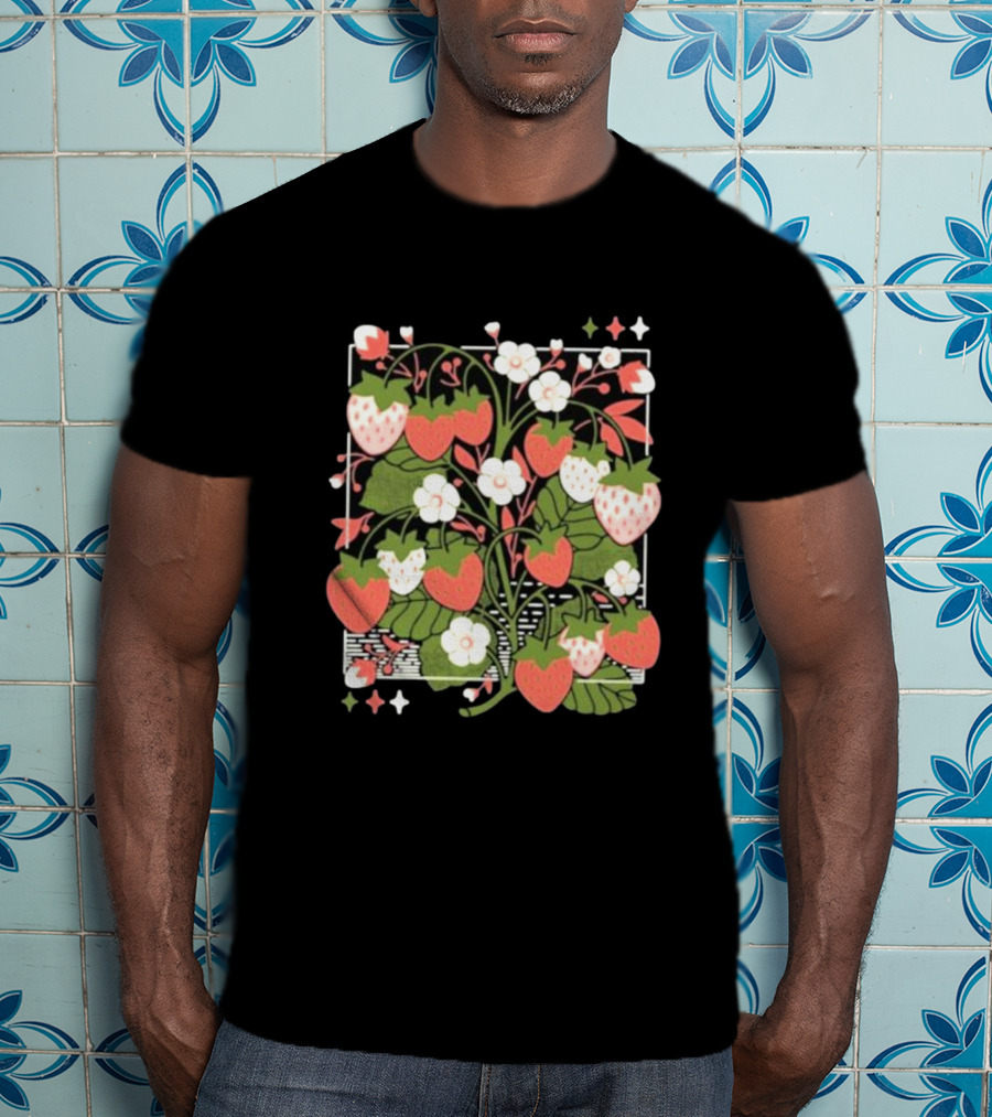 Doki Rosi Strawberry Fields Floral T-Shirt