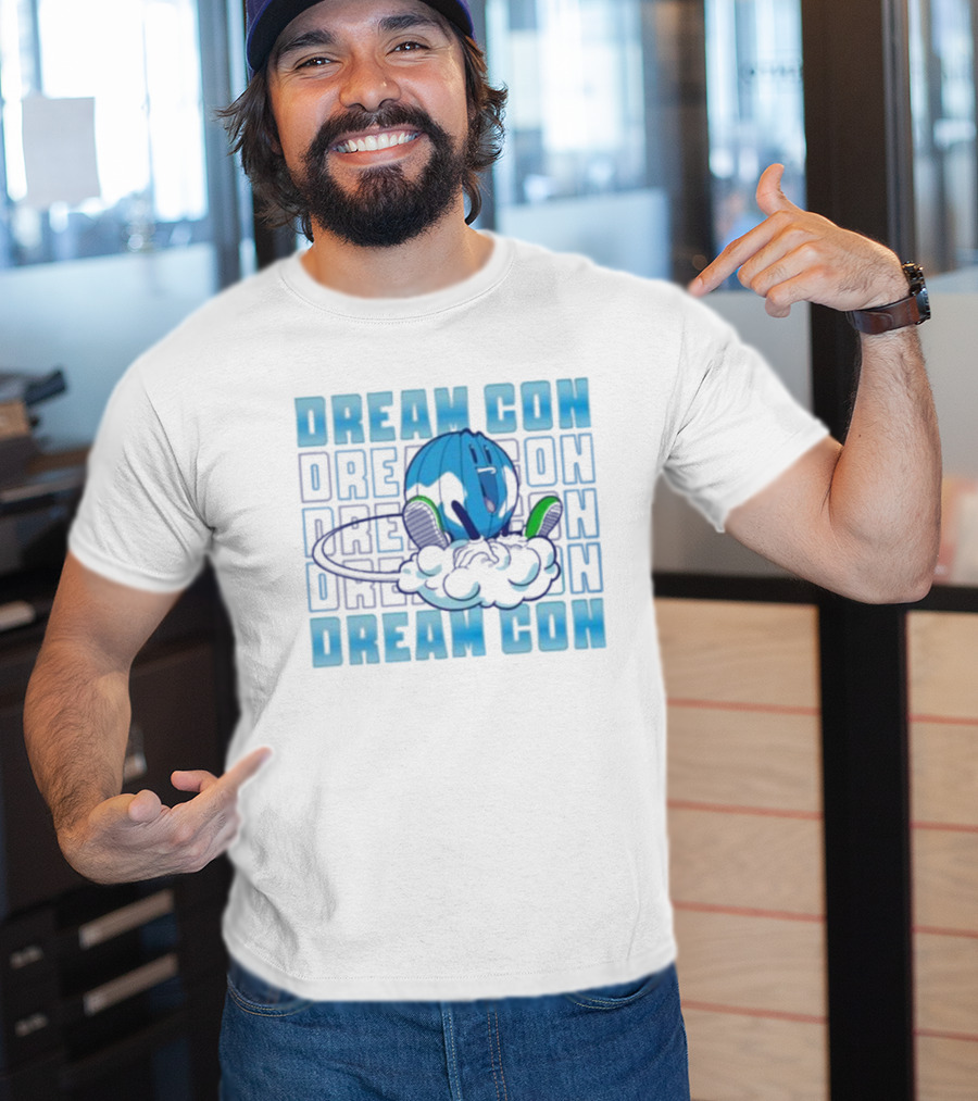 Dream Con Globoy Blue Planet And Sneakers T-Shirt