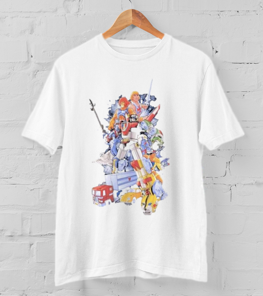 The 80’s Fuking Ruled Cartoon Characters Transformers Voltron Masters Of The Universe T-Shirt