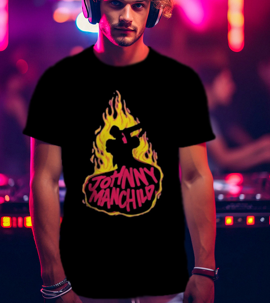 Johnny Manchild Fire Dance Silhouette Flame T-Shirt