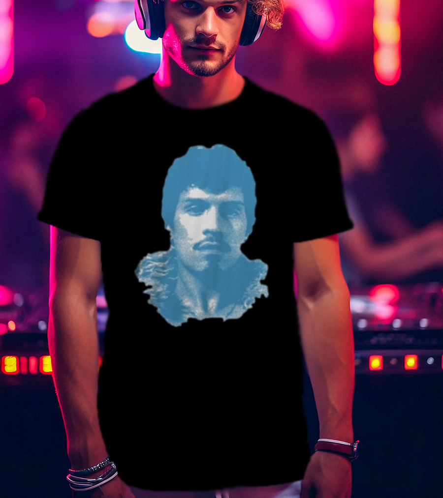 Omar Apollo God Said No Jumbo Blue T-Shirt