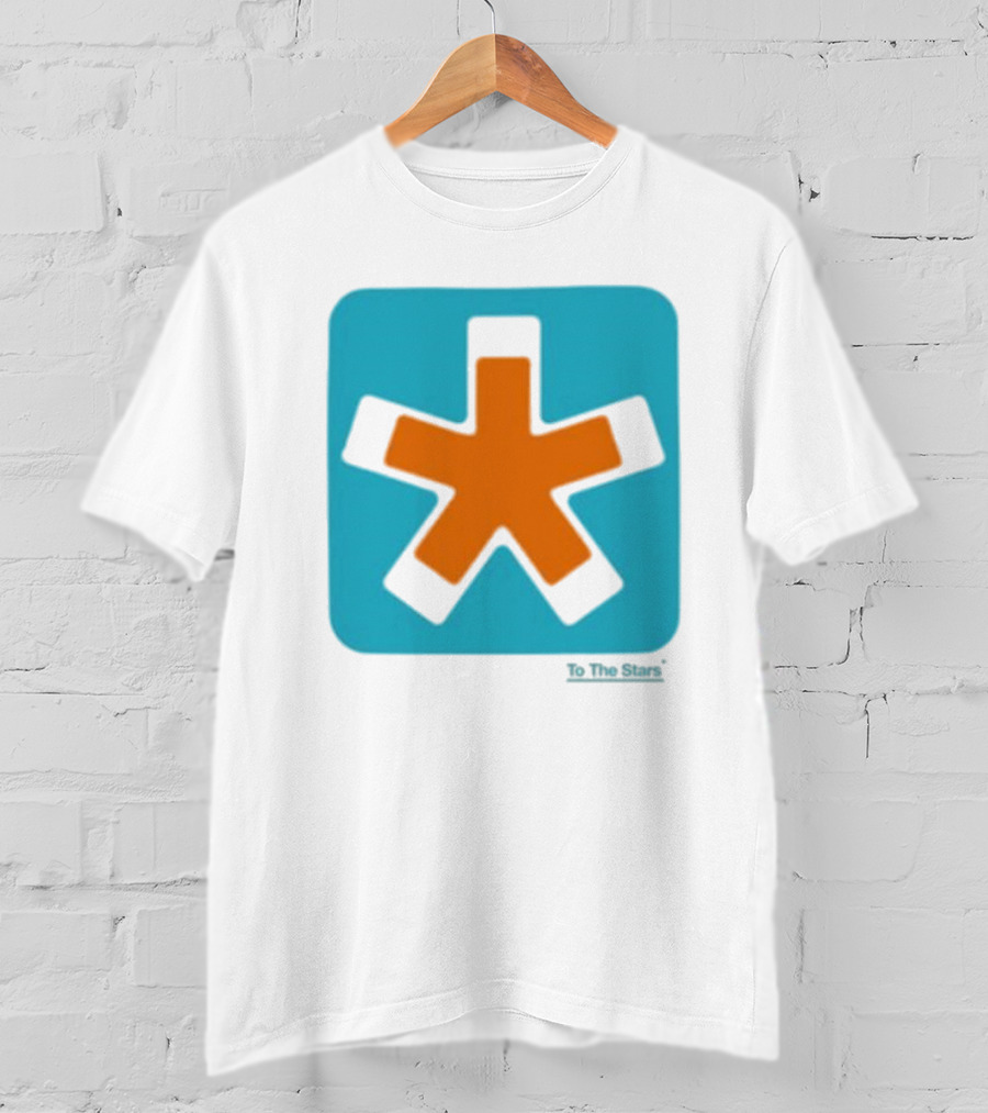 To The Stars Asterisk Icon Bold Colorful T-Shirt