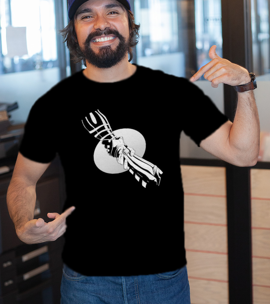 You’re Not Alone Holding Hands Black And White Version T-Shirt