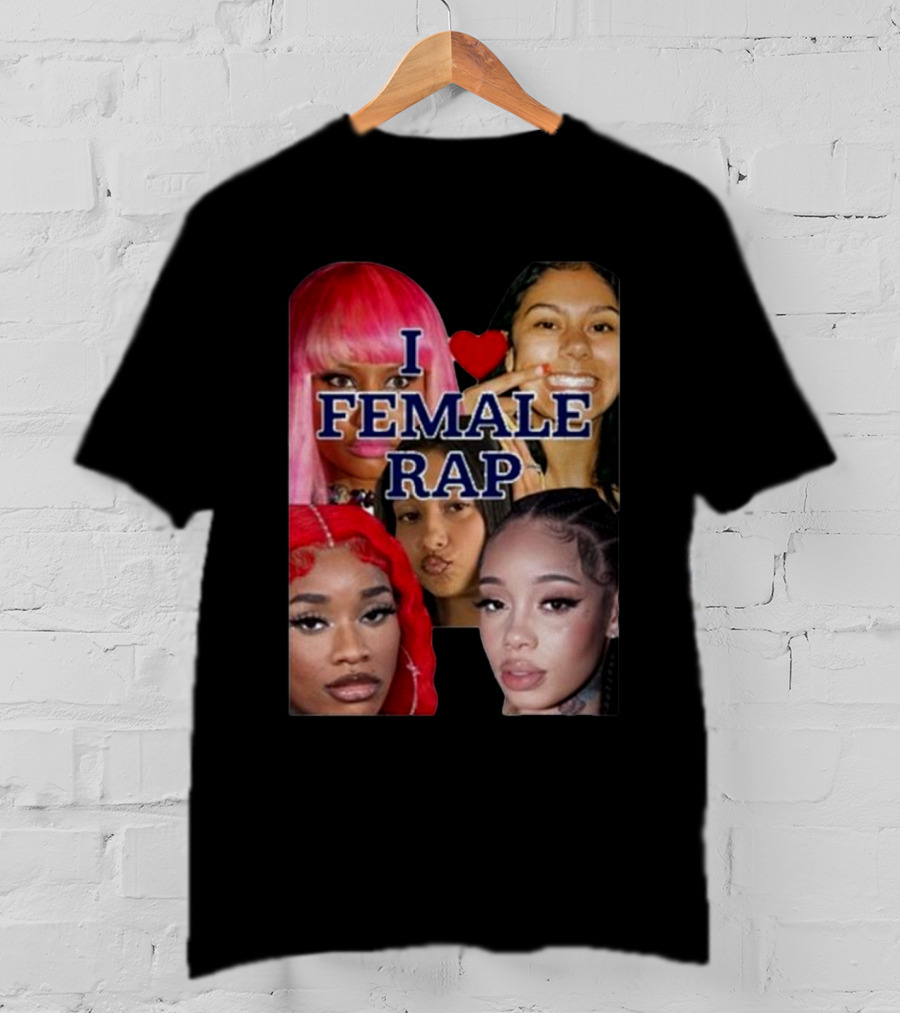 Nrth West Is My Spirit Animal I Love Female Rap Montage T-Shirt