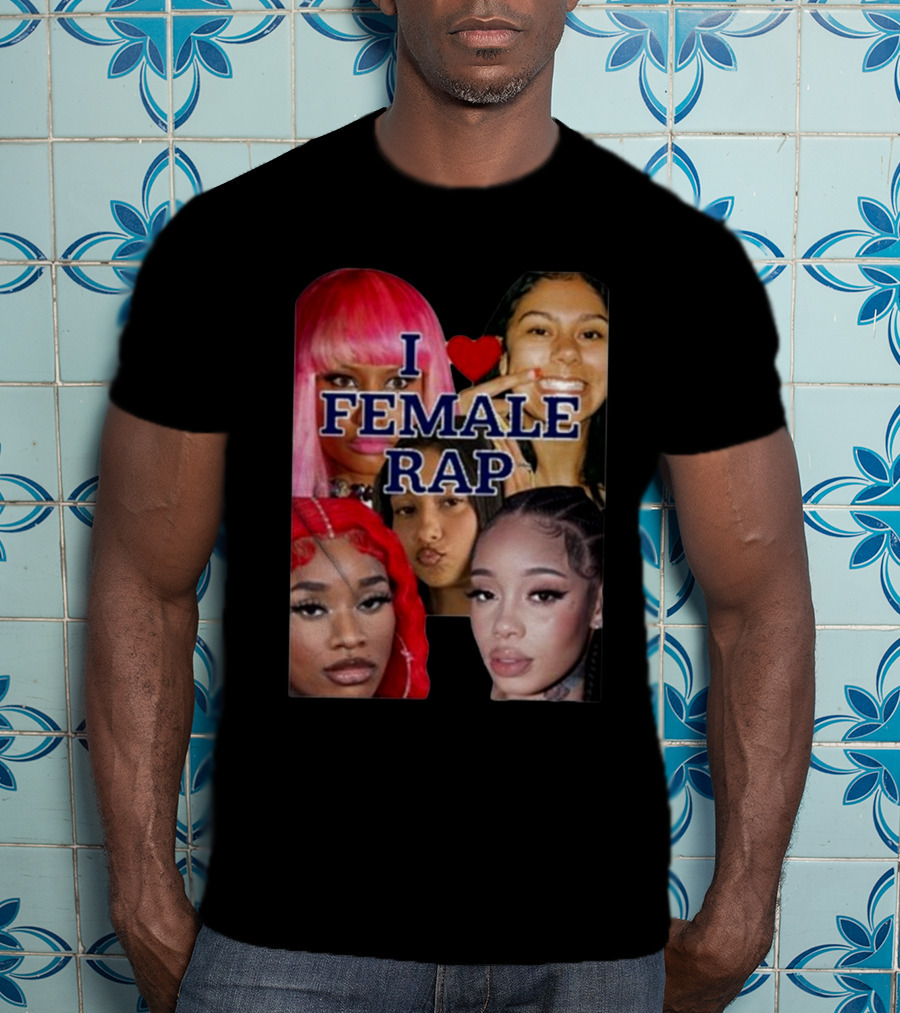 Nrth West Is My Spirit Animal I Love Female Rap Montage T-Shirt