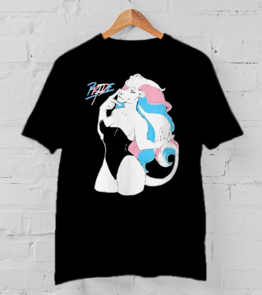 Pride Lioness Trans Flag Colors T-Shirt