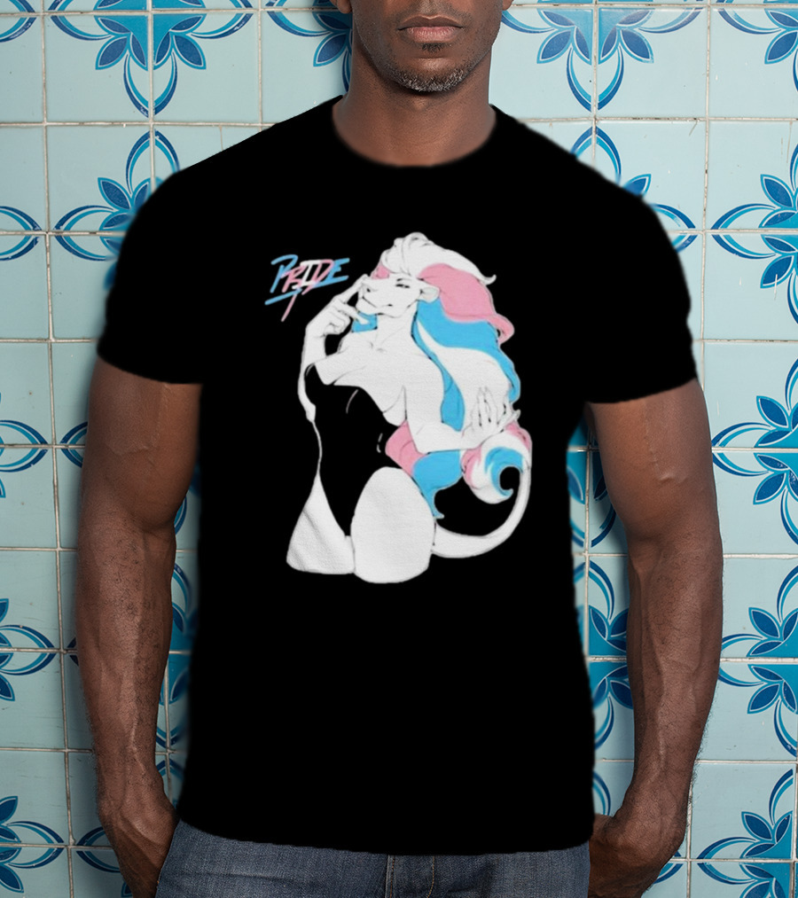 Pride Lioness Trans Flag Colors T-Shirt