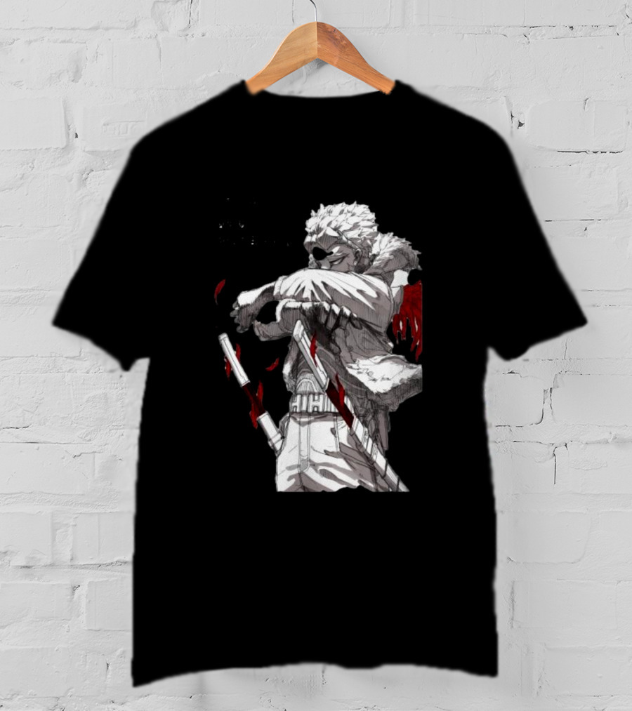 The My Hero Academia Anime Hawks With Swords And Japanese Text T-Shirt